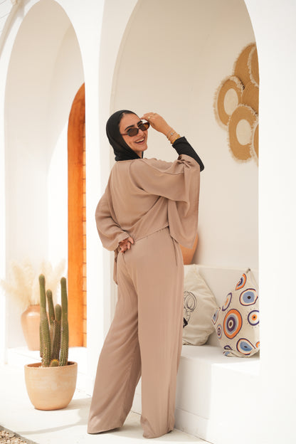 Wide Leg Rayon Pants