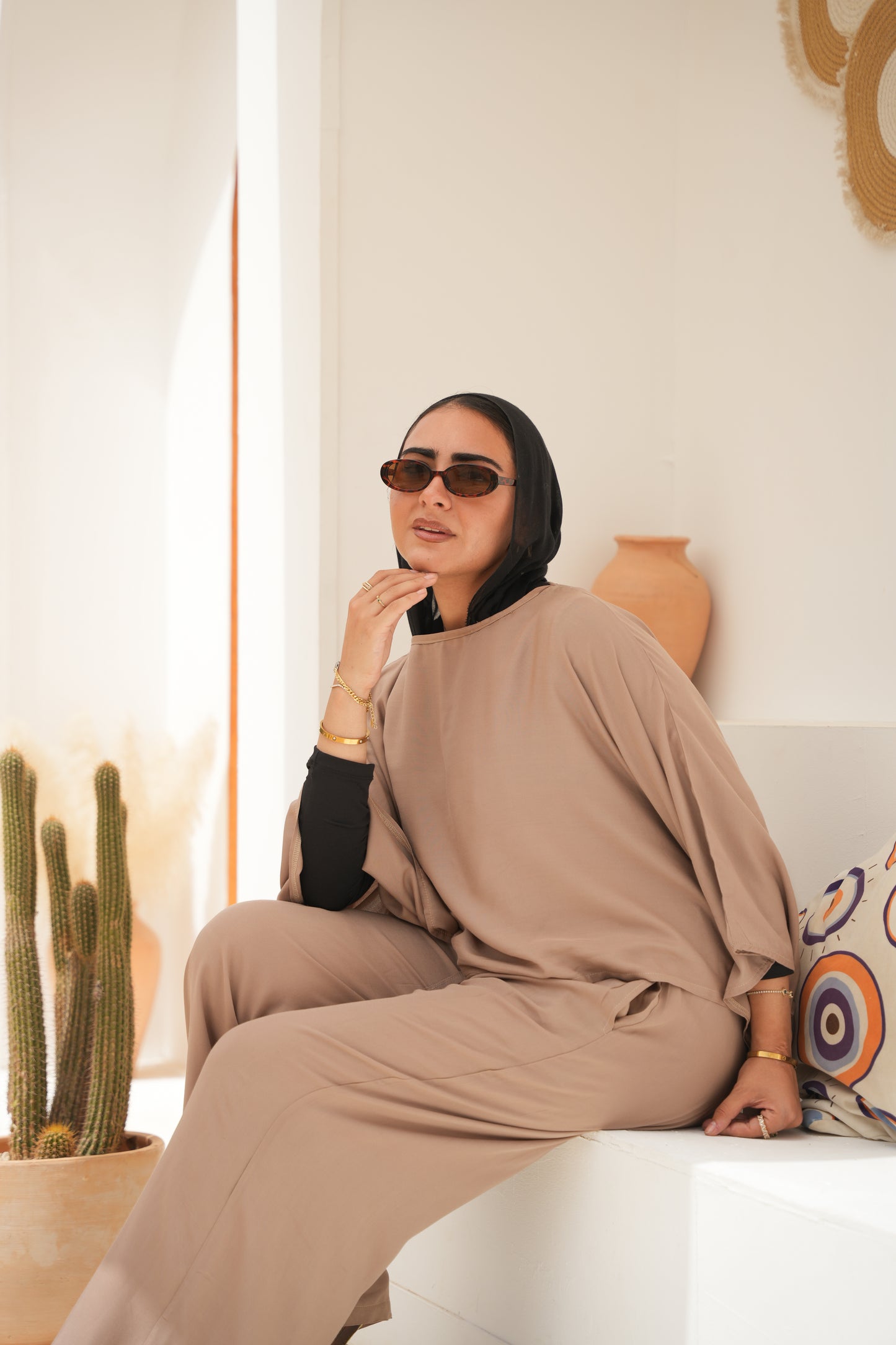Wide Leg Rayon Pants