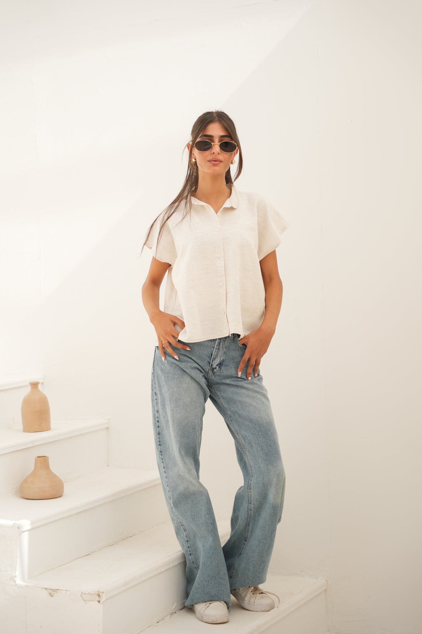 Short sleeve Linen Shirt