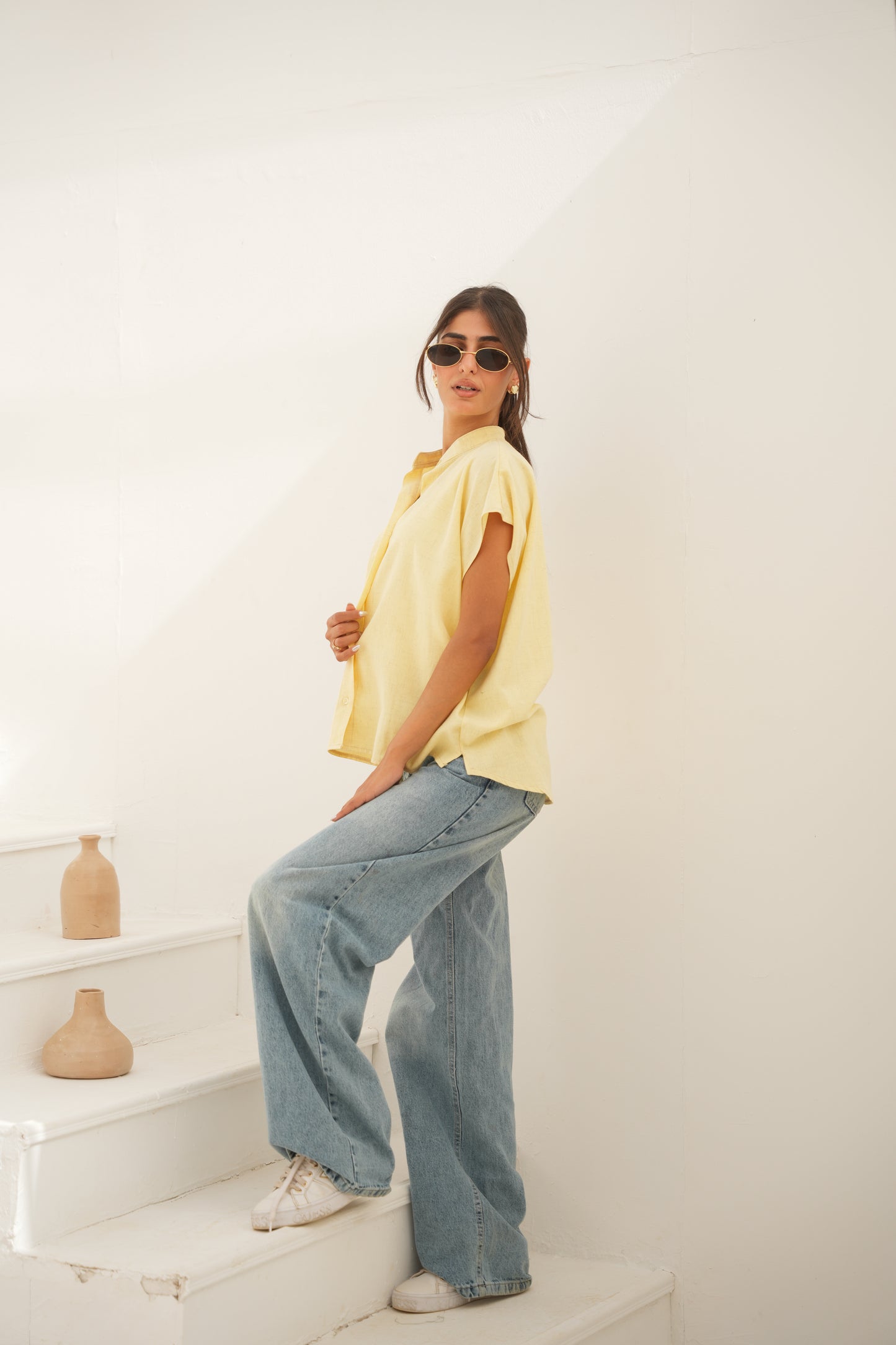 Short sleeve Linen Shirt