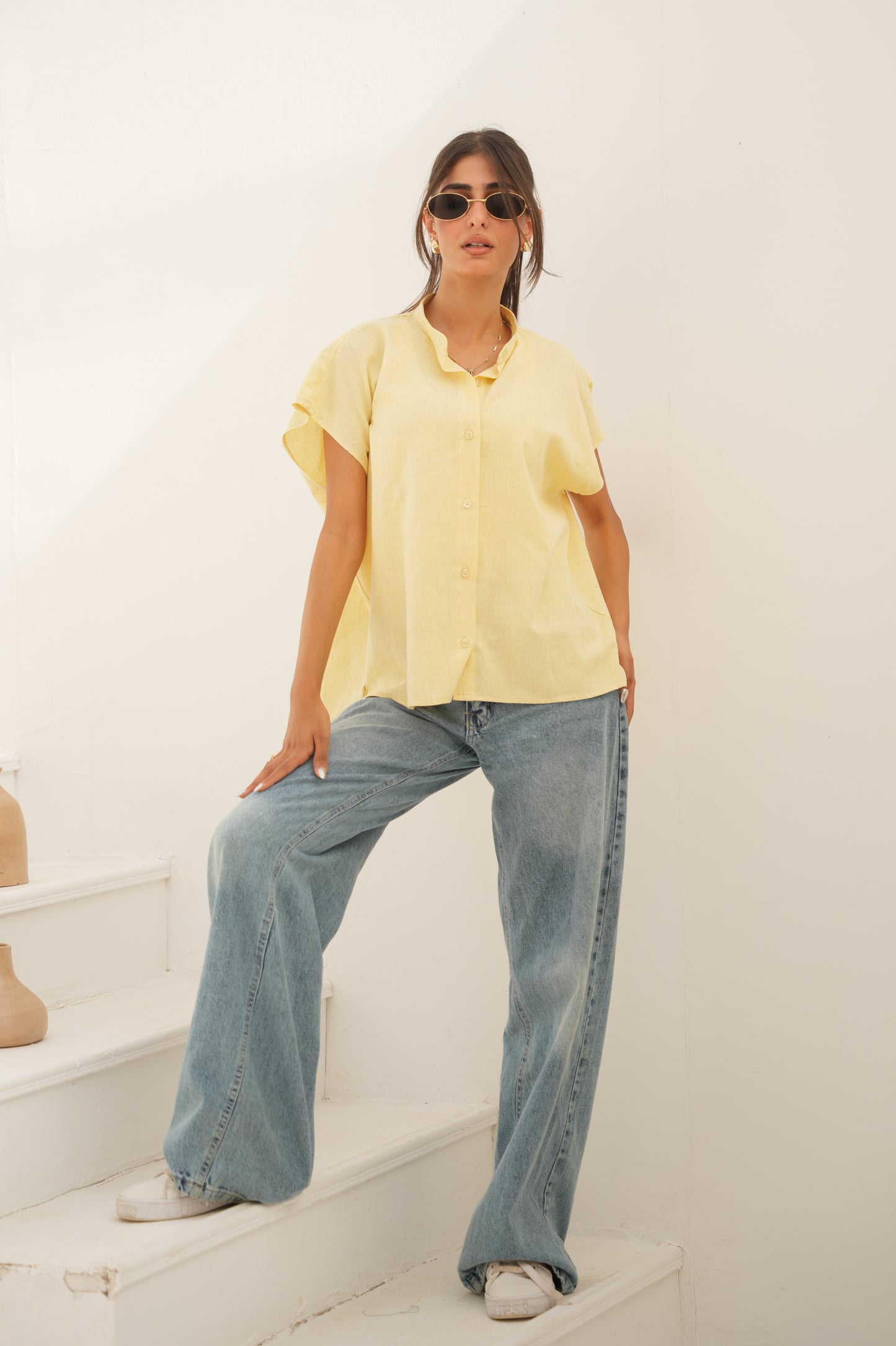 Short sleeve Linen Shirt