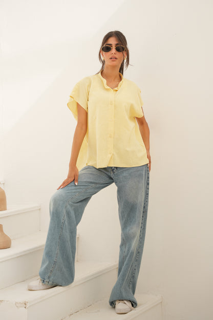 Short sleeve Linen Shirt