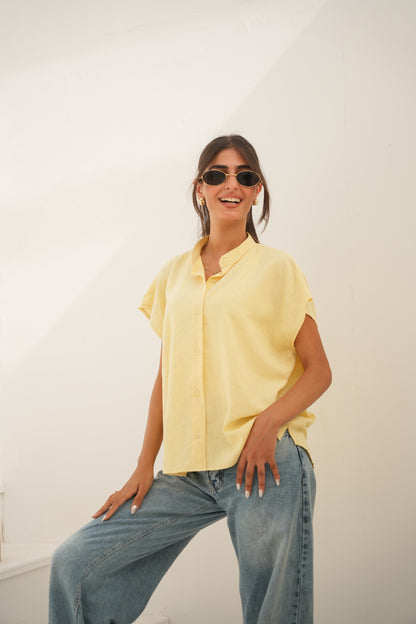 Short sleeve Linen Shirt