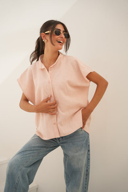 Short sleeve Linen Shirt