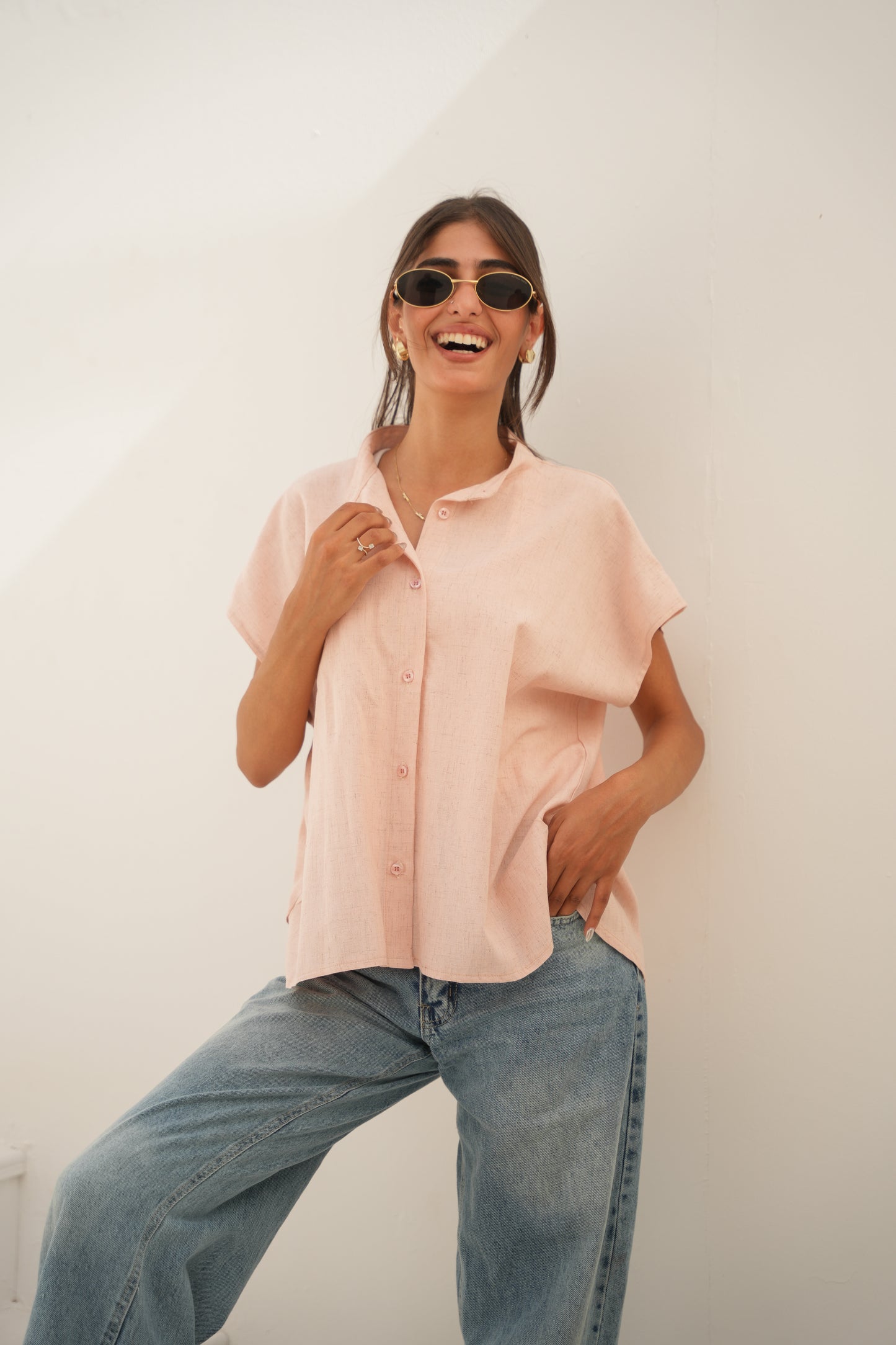 Short sleeve Linen Shirt