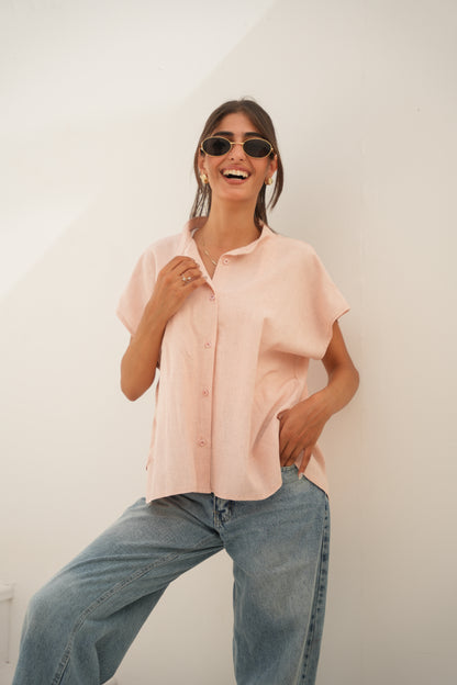 Short sleeve Linen Shirt