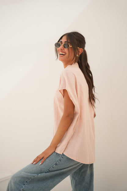 Short sleeve Linen Shirt