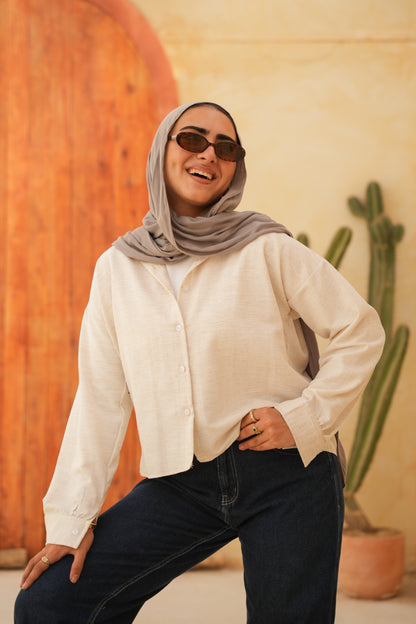 Long Sleeve Linen Shirt