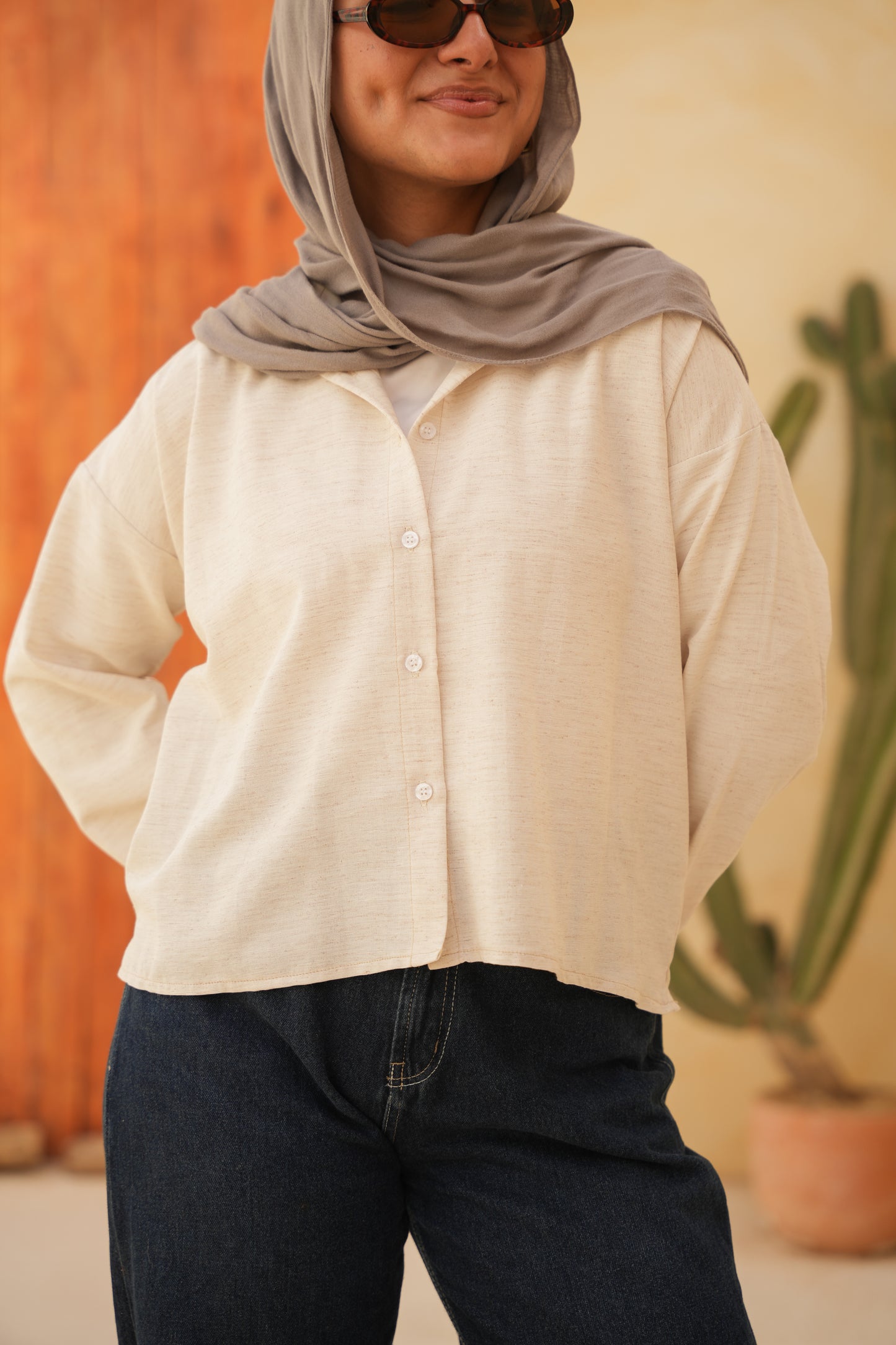 Long Sleeve Linen Shirt